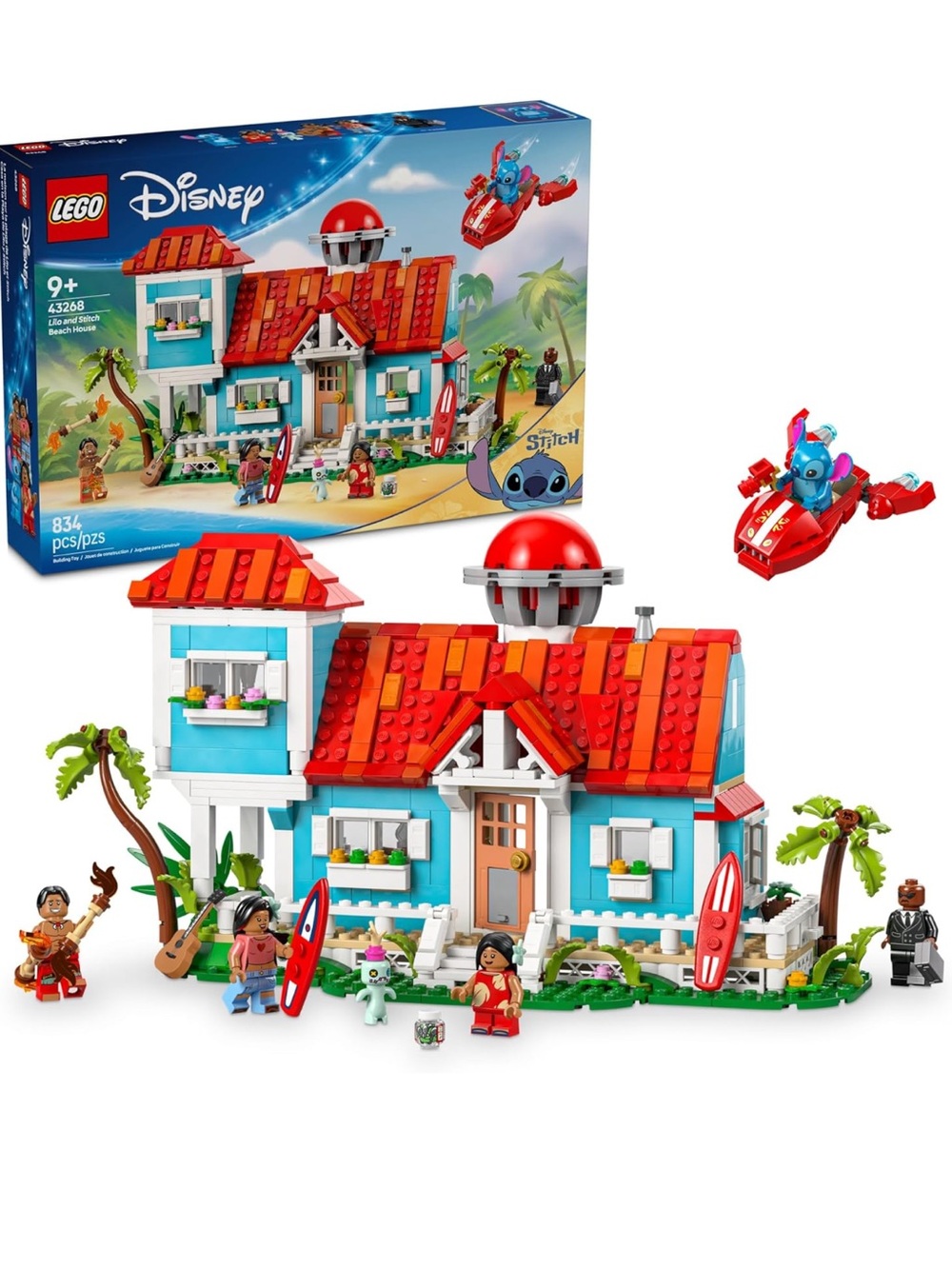Lilo and Stitch Beach House Lego Set